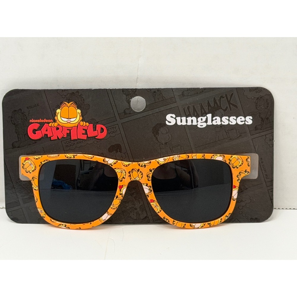 Nickelodeon Garfield Sunglasses Orange Character Print Novelty Eyewear New